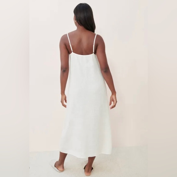 COPY - Jenni Kayne Linen Breeze Slip Dress Ivory - Picture 2 of 4